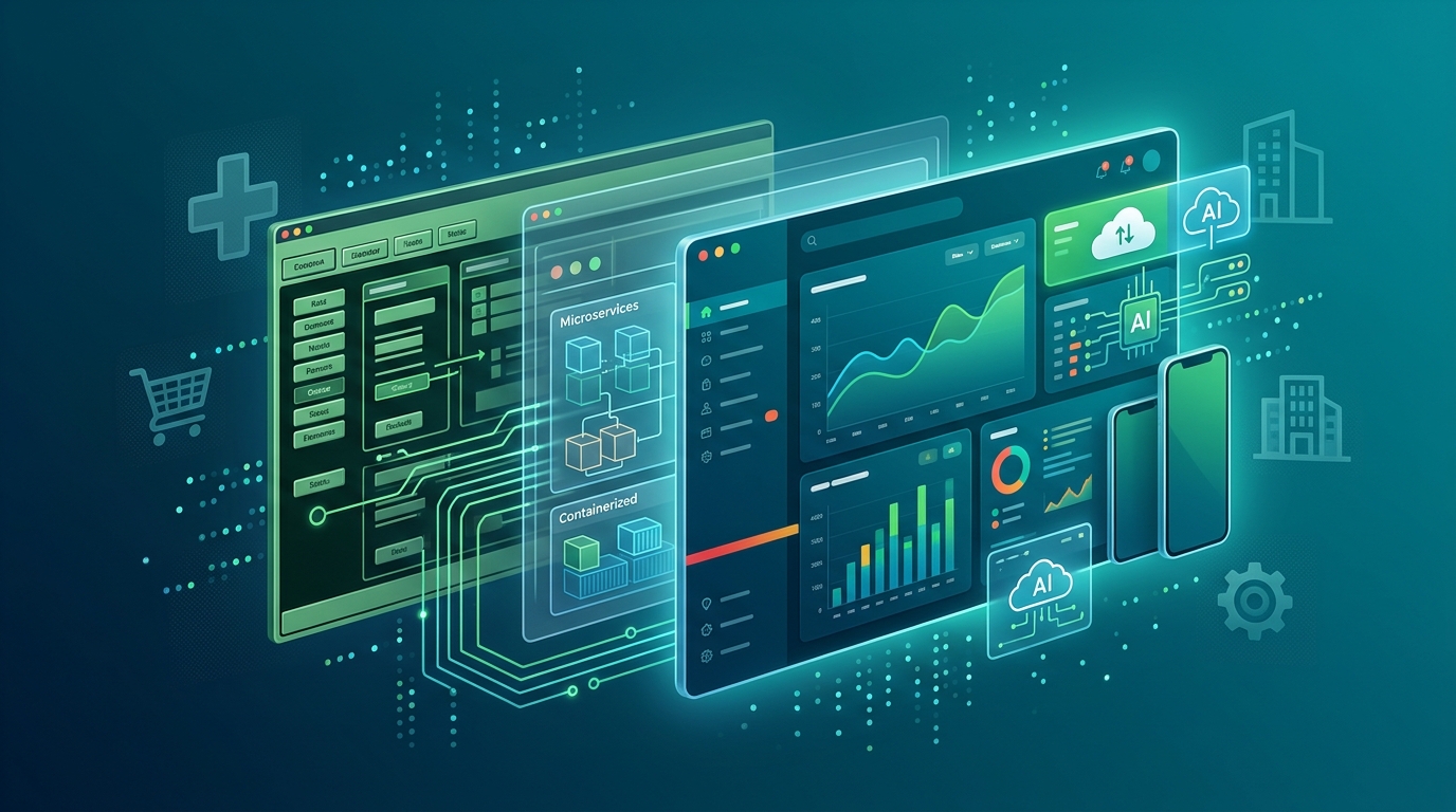 How to Modernize Legacy Software Without Disrupting Operations editorial illustration